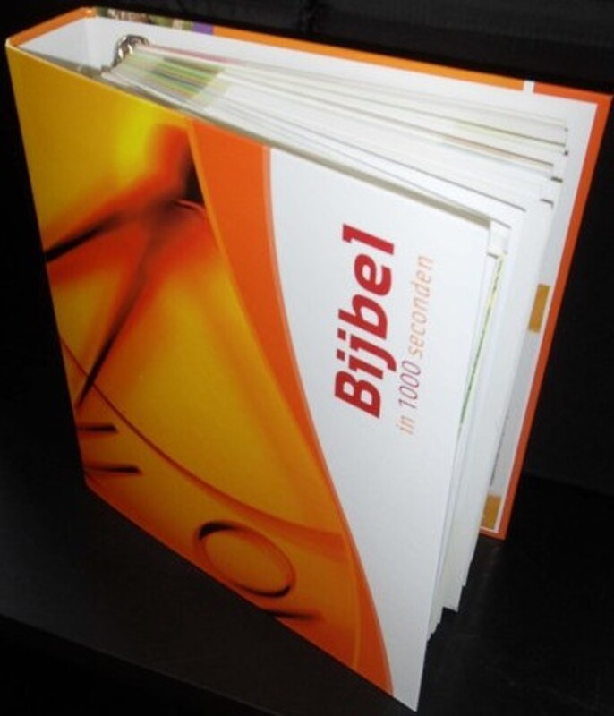 Omslag van boek: De Bijbel in 1000 seconden