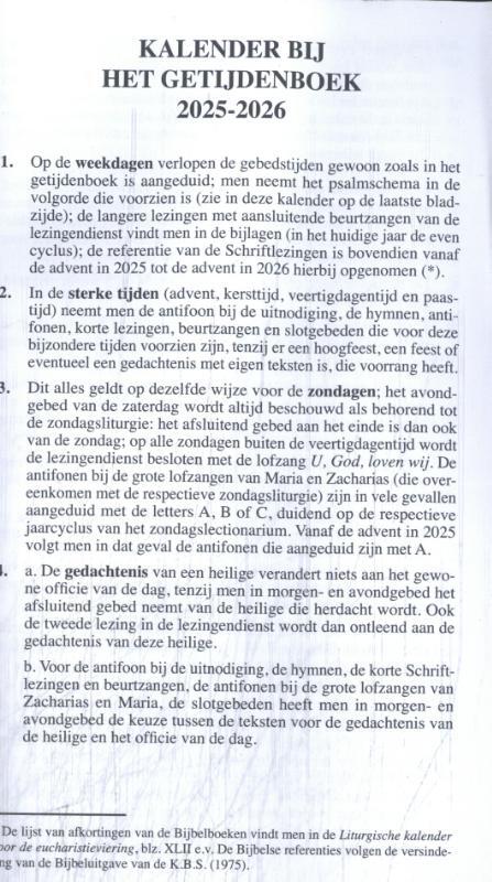 Omslag van boek: Kalender bij het getijdenboek