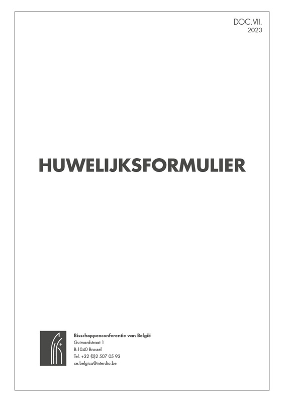 Omslag van boek: Huwelijksformulier - 25 ex.