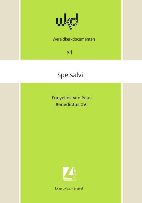 Omslag van boek: Spe salvi. In hoop zijn wij gered