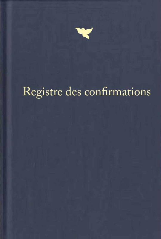 Omslag van boek: Registre des confirmations