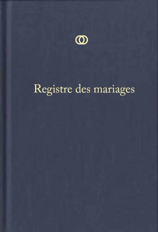 Omslag van boek: Registre des mariages