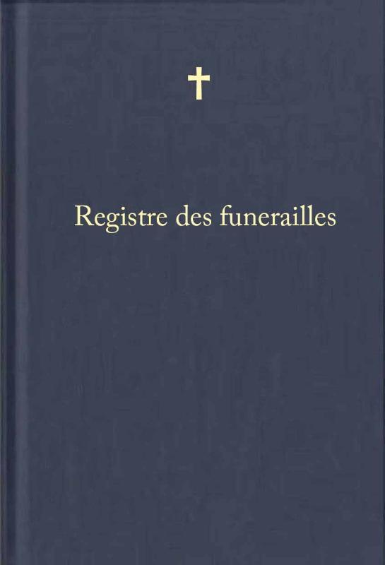 Omslag van boek: Registre des funerailles